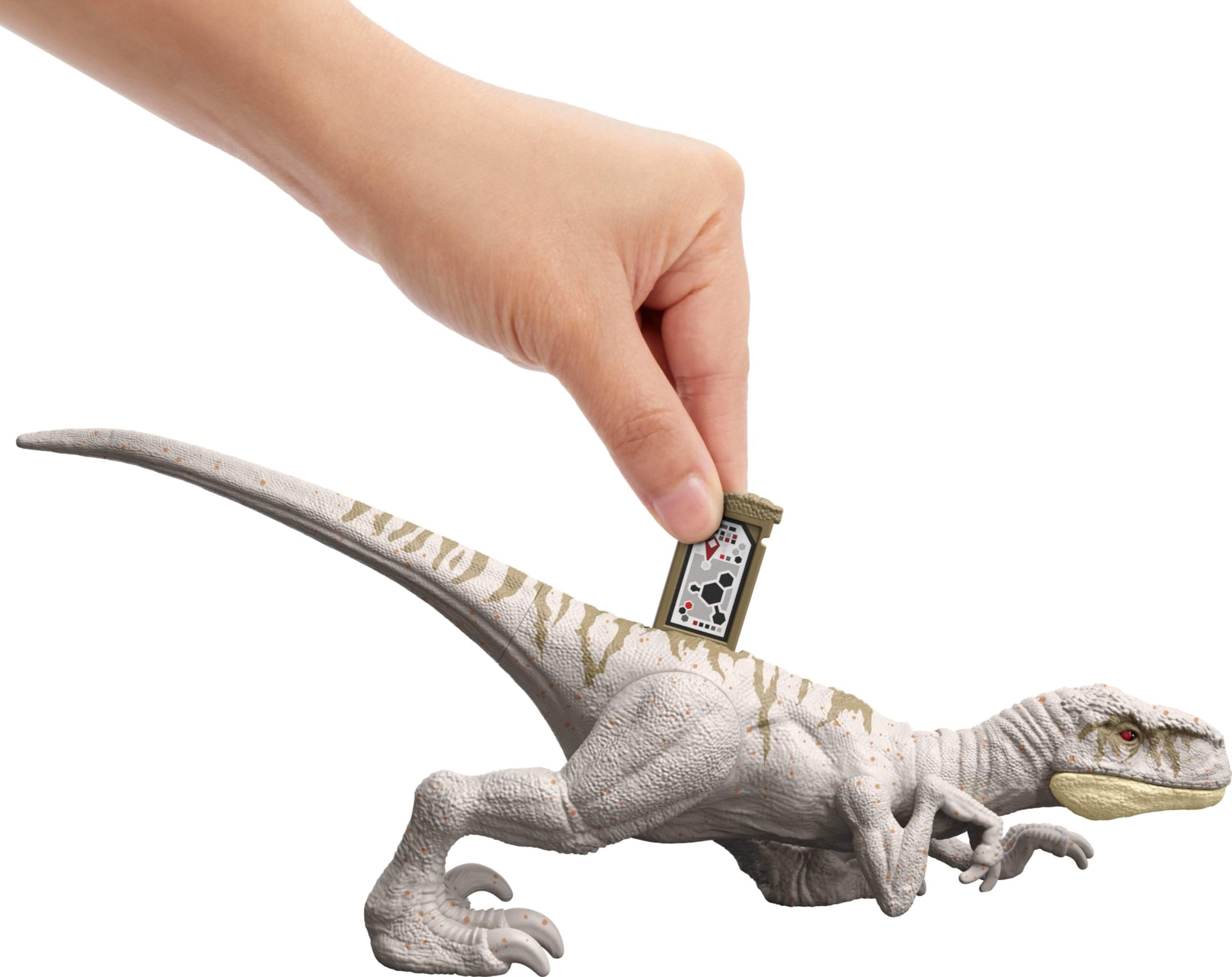 Mattel Jurassic World Chaos Theory Storypack, Human & Dinosaur Action Figure Encounter Pack, 3.75-inch Scale Darius & Atrociraptor Ghost & 2 Accessories