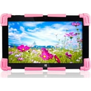 Fusion5 Universal Tablet PC Silicone Gel Case for 9" to 12" - Suitable for 9", 9.6", 10", 10.1", 10.6", 11.1", 11.6", 12" Tablet PCs (Pink)
