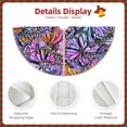 thumbnail image 5 of Kll Watercolor Butterflies Christmas Tree Skirt 30",Party Decorations Farmhouse For Christmas Decorations Holiday Party, 5 of 8