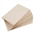thumbnail image 2 of 10 Pack Unfinished Wood Sheets,Glued Laminated Wood Thin Wood Board for House Aircraft Ship Boat Arts and Crafts,DIY Ornaments,10 * Wood Sheets,Wood color & silver, 2 of 4