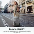 thumbnail image 4 of Zimtown 20” Luggage Hardshell Gradient Color Suitcase with 360° Swivel Silent Wheel and TSA Lock, Gray, 4 of 17