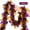 Purple, variant on Leyaron Halloween Garland Decor, 2 Pcs 100 Ft Glitter Tinsel Pumpkin Bats Spider Garland for Indoor Outdoor Yard Garden Porch Home Halloween Decorations, Purple