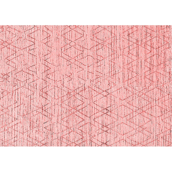 Ahgly Company Indoor Rectangle Solid Red Modern Area Rugs, 5' x 8'