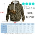 thumbnail image 5 of Rebaike Men's Camo Leaf Hoodie Realistic 3D Oak Leaves Camouflage Pullover Sweatshirt, 5 of 8