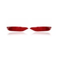 thumbnail image 1 of Bumper Cover Reflector - Compatible/Replacement for '16-18 Hyundai Tucson - Rear - Pair, Left Driver + Right Passenger Set - 92406D3050, 92405D3050 - CAPA, 1 of 2