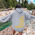 thumbnail image 2 of Women's Letter Print Hoodies Long Sleeved Hoodie With Pockets, 2 of 4