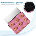 thumbnail image 2 of FORMRS 15-15.6 inch Laptop Sleeve Case Soft Carrying Quilted Computer Bag Cover, Pink Doughnuts, 2 of 7
