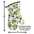 thumbnail image 2 of 5 Piece Lemon's Lightweight Decorative Kitchen Décor Set Includes 2 Towels,2 Potholders and 1 Oven Mitt (Lemon), 2 of 4