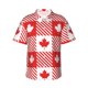 thumbnail image 1 of Fotbe Maple Leaves1 Camisa Hawaiana para Hombre Unisex – Camisa Casual de Verano con Botones de Manga Corta de Algodón y Lino,X-Large, 1 of 7