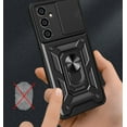 thumbnail image 6 of for Samsung Galaxy M54 5G Case with Slide Camera Cover for Men, Military Grade Drop Phone Cover Case with Ring Kickstand for Samsung Galaxy M54 5G SJ Rose Gold, 6 of 10