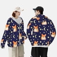 thumbnail image 4 of Lsque Corgi Lying With Moons And Stars UPF 50+ Lightweight Sun Protection Men's Women's Long Sleeve Shirt, Hoodie Performance -Large, 4 of 9