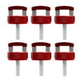 thumbnail image 1 of DYNWAVECA 6 Pcs Vis à Pouce Remplacement Pratique Haute Résistance Haute Résistance Résistance à l'Usure Alliage d'Aluminium Accessoires Pratiques Rouge, 1 of 10