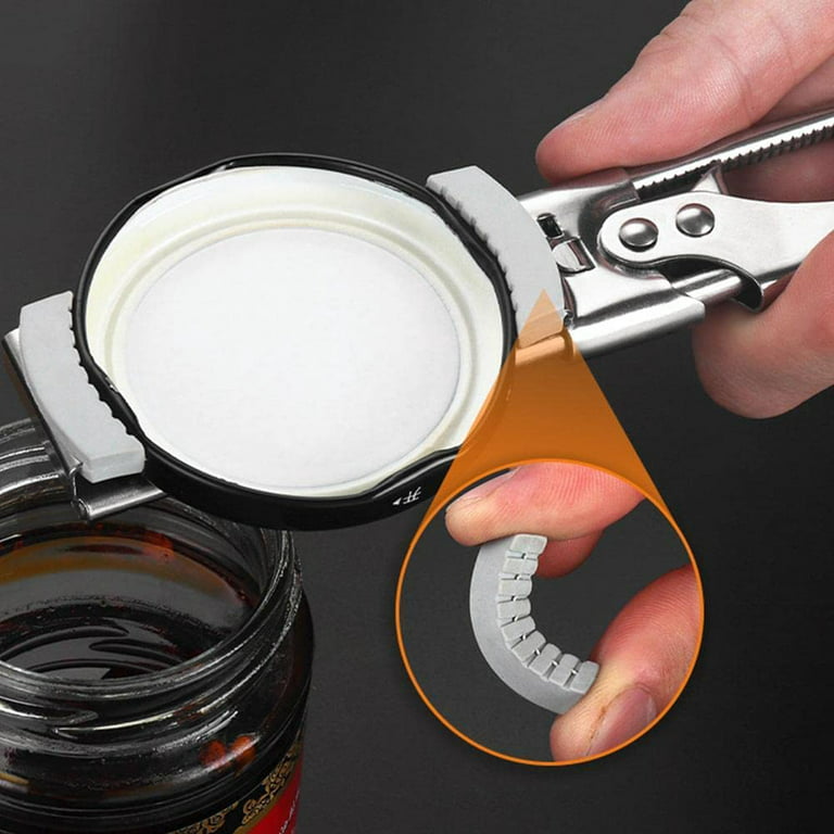 Jar Opener for Weak Hands, Dual Usage | Easy Grip Jar Opener & Under  Cabinet Lid Opener, Super Durable Bottle Opener Effortless to Open Any Size  Lid