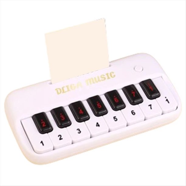 Mini Teclado Eléctrico para Niños, Rompecabezas, Educación Temprana, Piano Electrónico, Juguete Educativo, Instrumento Musical para Niñas y Niños, Color .