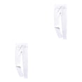 thumbnail image 2 of Minnieouse Mallas acanaladas sin costuras para mujer, ropa deportiva estirable para Fitness, pantalones de levantamiento de cadera a rayas, Sexy, Blanco S 2piezas, 2 of 6