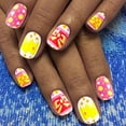 thumbnail image 5 of Nails Design Long Shiny Acrylic Full Coverage Flower Nails for Women and Girls - 24 Elegant Sets, 5 of 6
