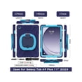 thumbnail image 6 of Case for Samsung Galaxy Tab A9 Plus 11 inch 2023 Model SM-X210/X216/X218 with 360° Rotating Stand, Hand Strap & Shoulder Strap Shockproof Cover for Galaxy Tab A9 Plus 11", 6 of 7