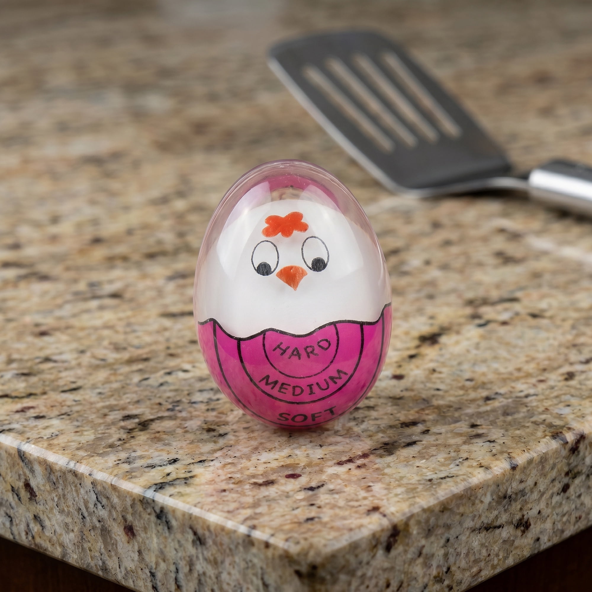 Unique Bargains Egg Timer with Color Changing Indicator for Perfect Boiled Eggs Purple