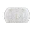 thumbnail image 1 of Plato giratorio para refrigerador, organizador de plato giratorio cuadrado para gabinete de refrigerador, despensa, 1 paquete - Transparente, 1 of 5
