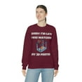 thumbnail image 6 of Sorry I'm late I was watching my 3d printer, 3D Printer hobbies maker - Unisex Heavy Blend Crewneck Sweatshirt, 6 of 9