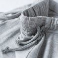 thumbnail image 5 of Men Cotton Pajama Pants Lightweight Soft Pj Trouser Bottoms Casual Lounge Pants with Pocket Size 3XL Silver, 5 of 8