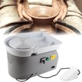 thumbnail image 4 of Electric Pottery Wheel Ceramic Machine Pedal‑Controlled Ceramic Art Tool 250W 110V US Plug Gray, 4 of 10