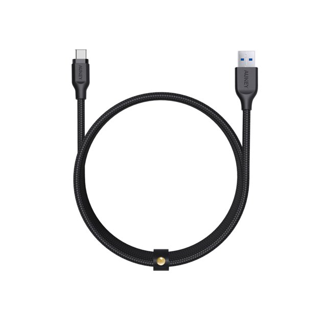 Aukey cable CB-AC2 Trenzado de Nylon USB 3.1 GEN1 a USB-C de 2 Metros Negro AUKEY CB-AC2