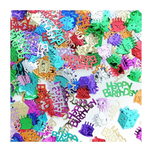 Beistle Birthday Bash Confetti; Multicolor 5/Pack CN023