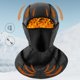 thumbnail image 3 of Pasamontañas de invierno Strade Fareast Limited Gris oscuro, mascarilla para montar a caballo, transpirable, calentar el cuello, capucha, bufanda, 3 of 7