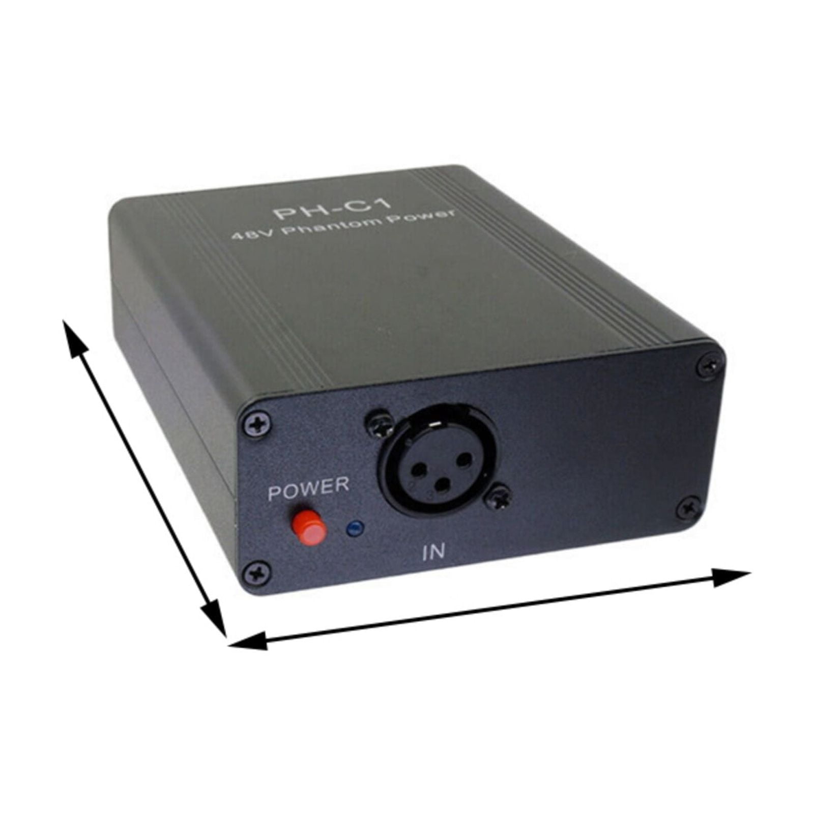 Professional Outdoor Condenser Microphones 48V Phantoms Power Builts In Portable Design For Music Video Recording