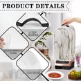 thumbnail image 4 of HELLHERO Marble Pattern Dust Cover Polyester for Kitchen Household Users, 4 of 6