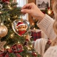 thumbnail image 4 of Tyidzon Highland Cow Christmas Ornament, Heart Shape Flat Acrylic Print for Highland Cow Lovers and Tree Decoration, 3.15 in, 4 of 8
