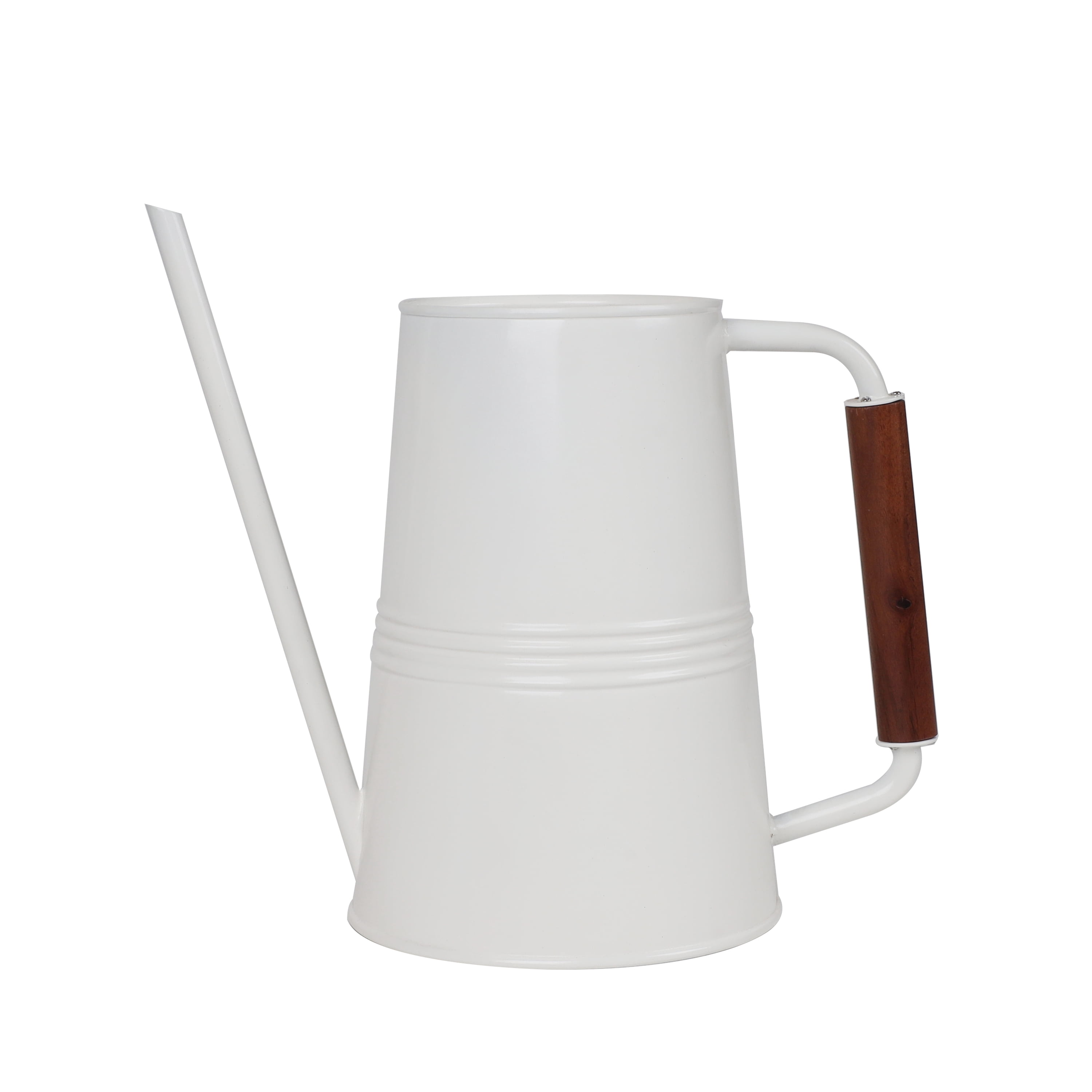 Expert Gardener 1-Gallon Metal Watering Can, White