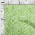 thumbnail image 2 of oneOone Cotton Jersey Light Green2 Fabric Geometric Line Art Circle Dress Material Fabric Print Fabric By The Yard 58 Inch Wide, 2 of 4