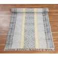 thumbnail image 4 of Casavani Indian Handmade Kitchen Floor Rug, Yellow 4x20 ft, 4 of 6
