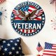 thumbnail image 4 of Independence Day America Wooden Hanging Decoration Patriotic Round Wall Decor For Home And Porch Festival Celebration Hanging Board Decoration, 4 of 6