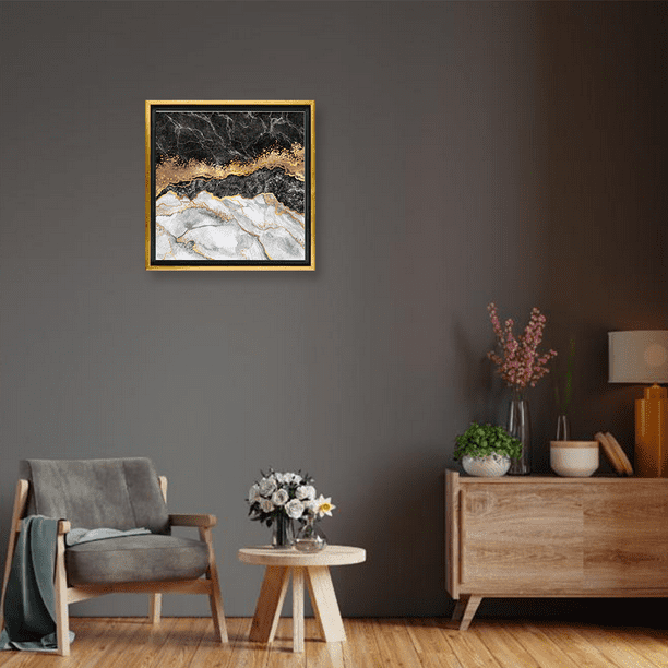Cuadro Decorativo Maxigráfica Shop Arrecife Elegante oro HD Canvas Abstracto Elegante