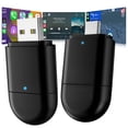 thumbnail image 1 of Fhrhig Adaptador Carplay Inal&aacute;mbrico y Android Auto [2 en 1], USB y Tipo-C Integrado Bluetooth Adapter Auto, Plug&Play, 5GHz WiFi Adaptadores Coches OEM CarPlay con Cable, 1 of 8