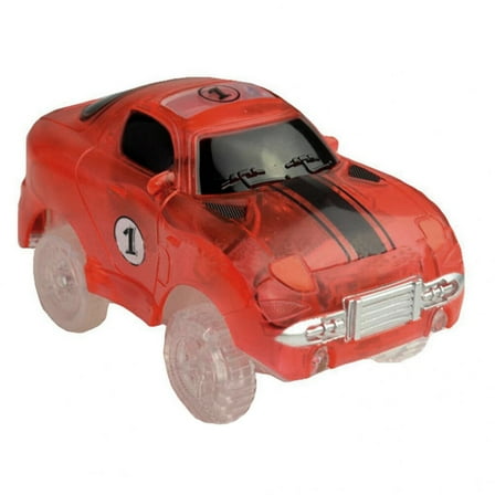 Light Up Car Track Toy Racing Track Accessories Compatible with Most Tracks ( Car)