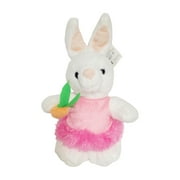 Wild Republic Easter White Plush Bunny Rabbit with Pink Tutu Dress