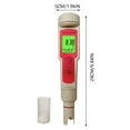 Portable 4 In 1 PH Meter And TDS Water Quality Tester Functional Water