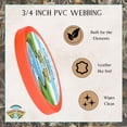 thumbnail image 5 of Country Brook Design® 3/4 Inch Hot Orange PVC Webbing, 10 Yards, 5 of 7
