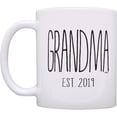 thumbnail image 4 of New Grandparents Gifts Grandma Grandpa Est Your Year 2 Pack Customized Mugs Cups Grandma & Grandpa, 4 of 7