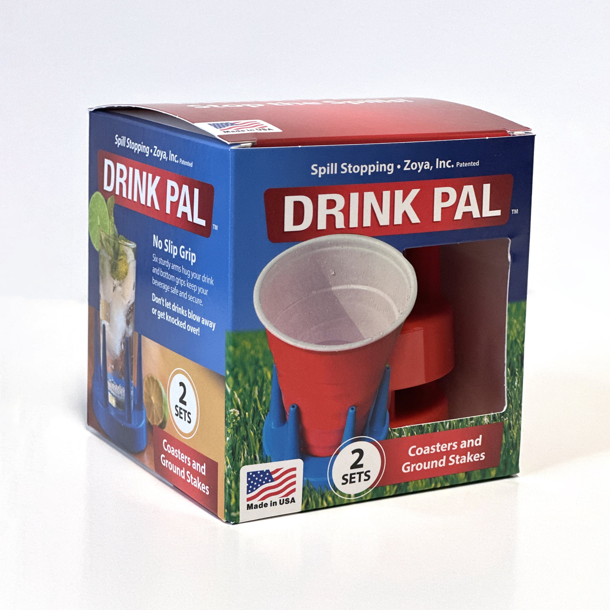 Drink Pal Indoor/Outdoor Coaster (4 coasters/stakes included)