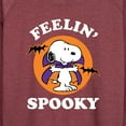 thumbnail image 3 of Peanuts - Feelin Spooky - Women's Lightweight French Terry Long Sleeve Shirt, 3 of 6