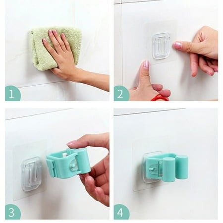 

VOSS Holder Mop Rack Storage Wall Umbrella Brush Kitchen Hanger Mounted Tool Housekeeping & Organizers