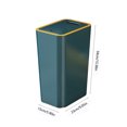 Isvgxsz Modern Waste Basket - 4 Gal/15L Square Shape Trash Bin - Open ...