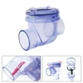 thumbnail image 3 of BTOER PVC Check Valve Backflow Prevention Valve Backflow Water Valve Prevent Backflow, 3 of 5