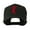 Black, variant on Silhouette of Golfer Swing Embroidered Cap - Grey OSFM