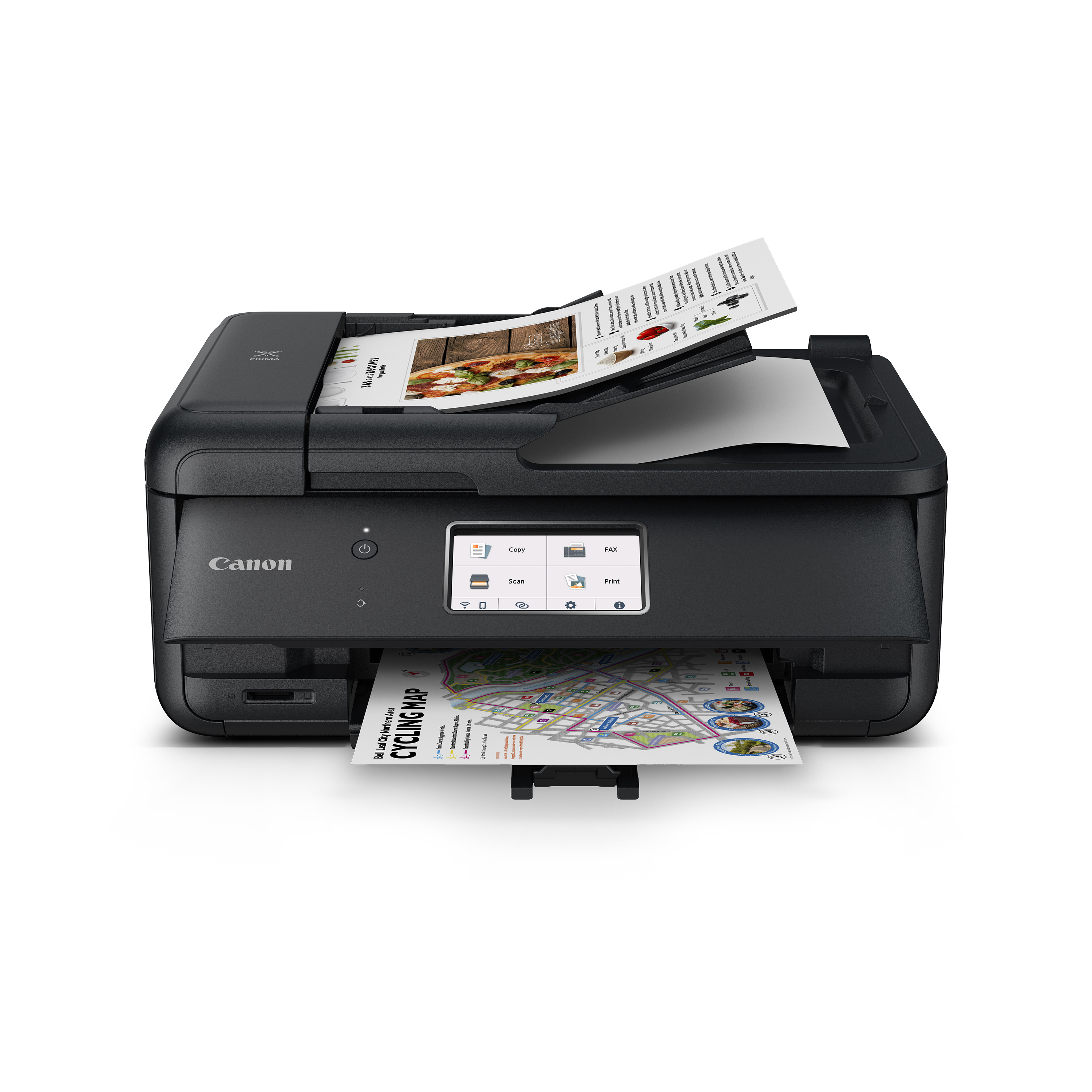 Canon PIXMA TR8622a Printer, Scanner, Copier All-In-One, Wireless Color Inkjet for Home Office Use